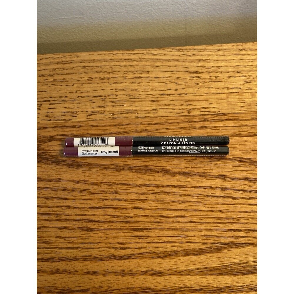 2x Covergirl Exhibitionist Lip Liner Crayon #225 Garnet Red New Sealed SET